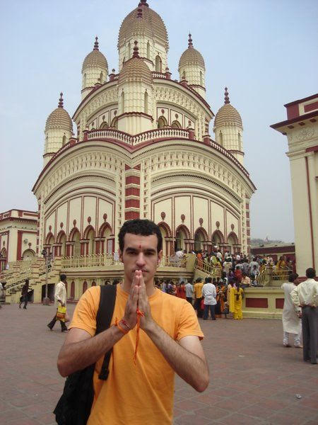 Rafael Espadine @ Dakshineswar Kali Temple near Calcutta